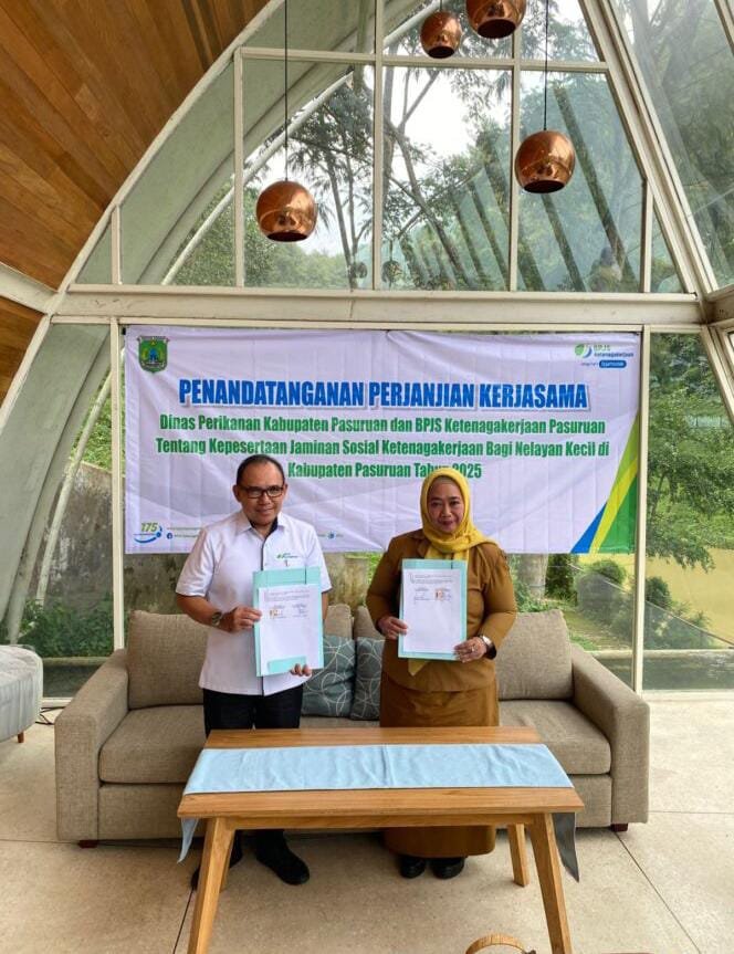 Guna Perlindungan Terhadap Para Nelayan, Dinas Perikanan Kabupaten Pasuruan Bekerja Sama Dengan BPJS Ketenaga Kerjaan.