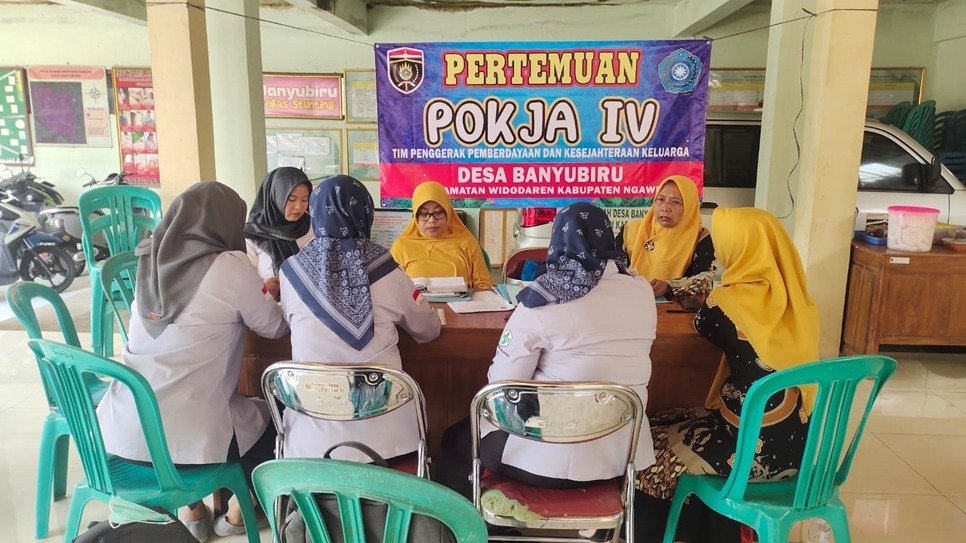 PKK Desa Banyubiru Giatkan Rapat Rutin Tiap Selasa Untuk Persiapan Lomba Tingkat Kabupaten