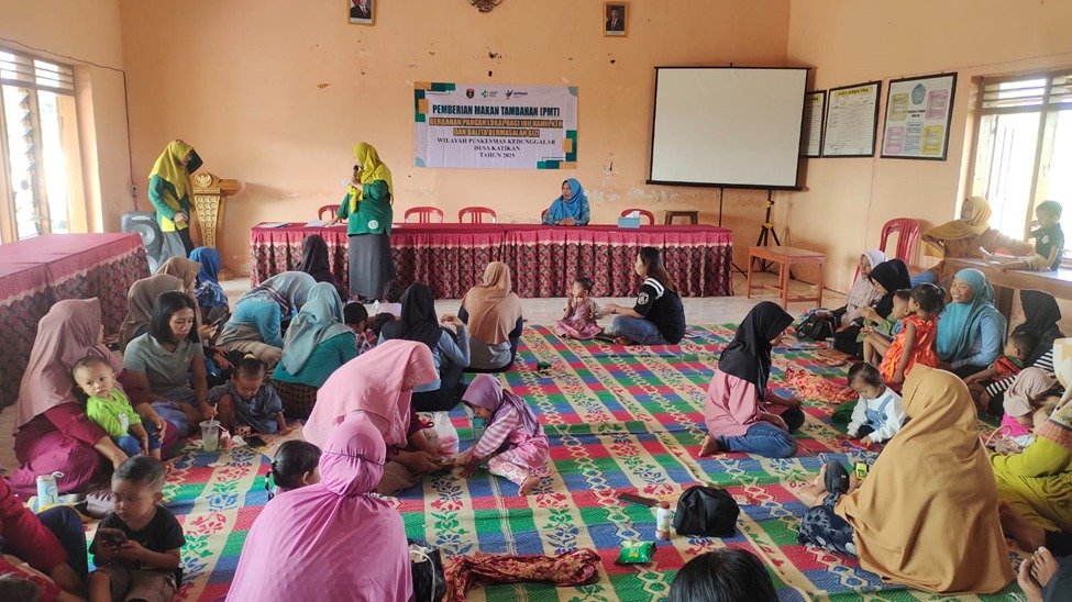 PMT Berbasis Pangan Lokal di Desa Katikan Bagian Strategi Tekan Stunting dan Masalah Gizi