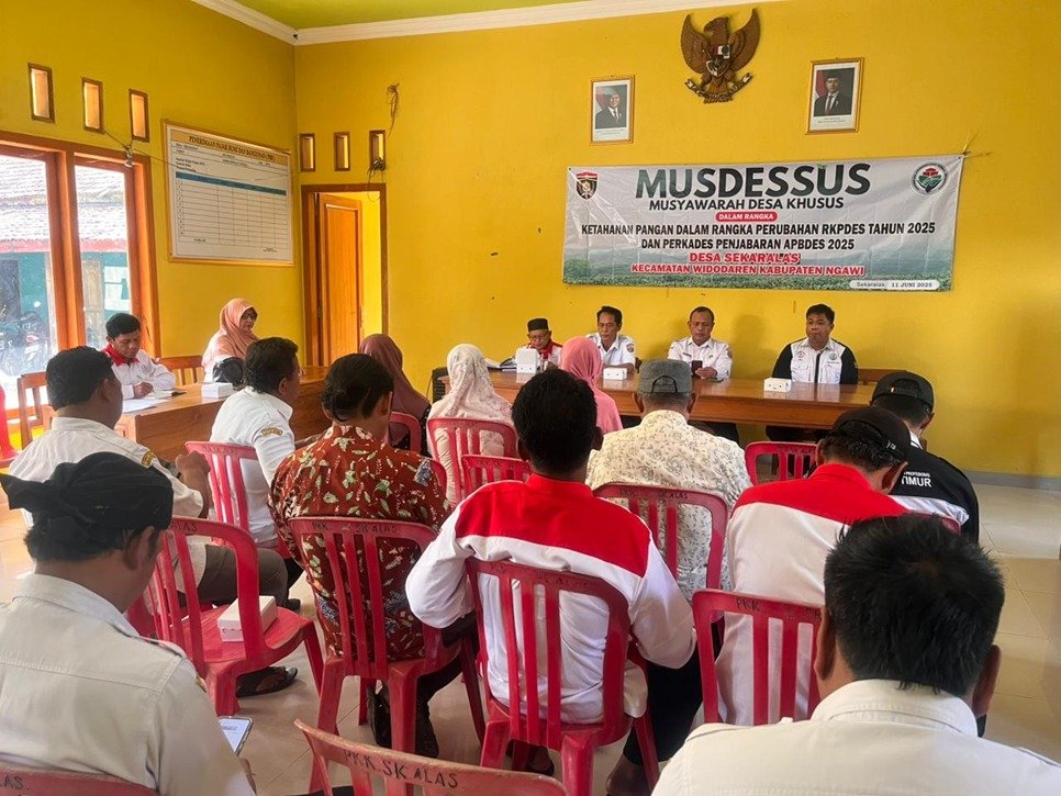 Desa Sekaralas Gelar Musdessus, Tetapkan BUMDes Untuk Pengelolaan Program Ketahanan Pangan